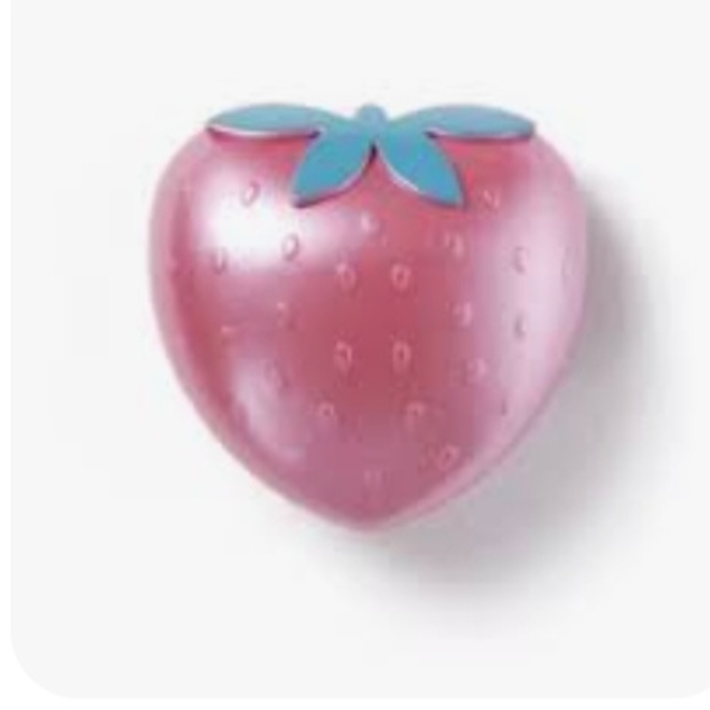 Pink Strawberry  Brush Shaped Accessory